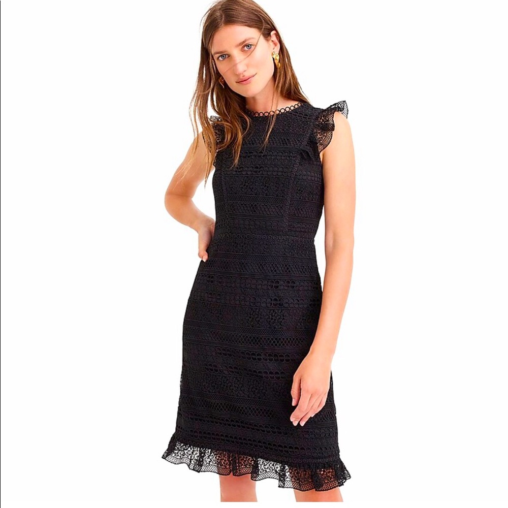 J.Crew Ruffle Cap Sleeve Dress